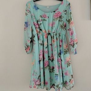 Pinkblush Maternity Chiffon Dress